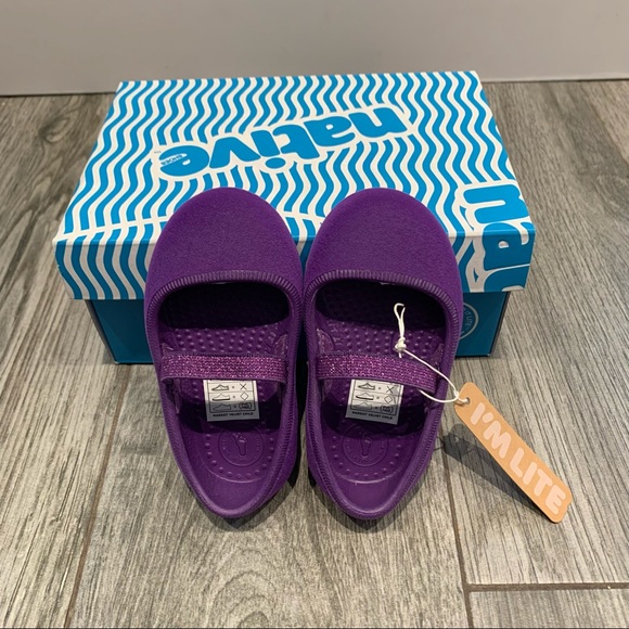 Native Margot Velvet Infant/Toddler Shoes, Size 4 - Picture 6 of 7